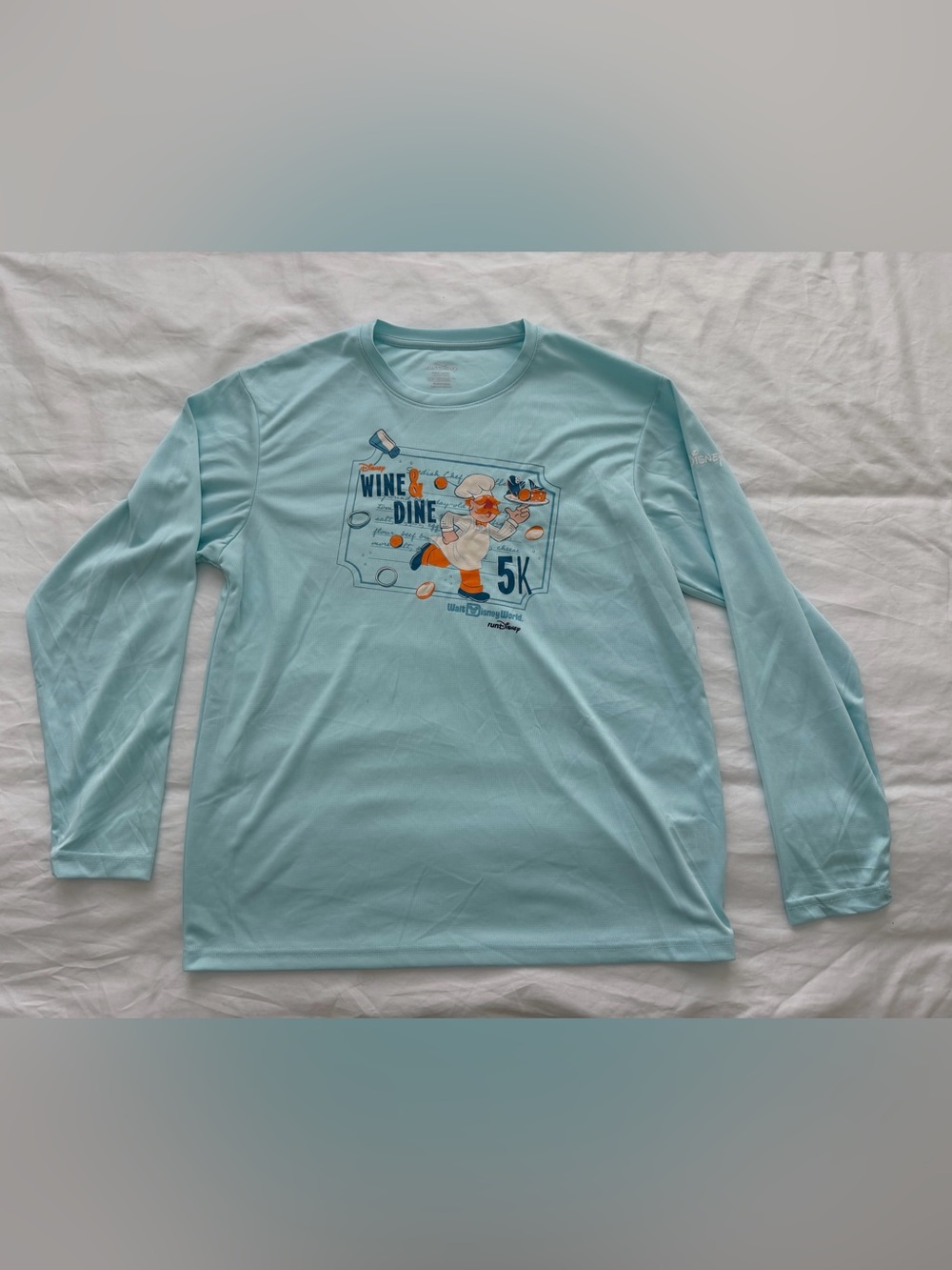 Disney 2024 Wine & Dine 5k Long-Sleeve Performance Race Shirt